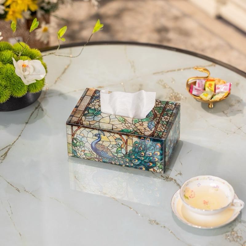 Sapphire-Peacock-Tissue-Box